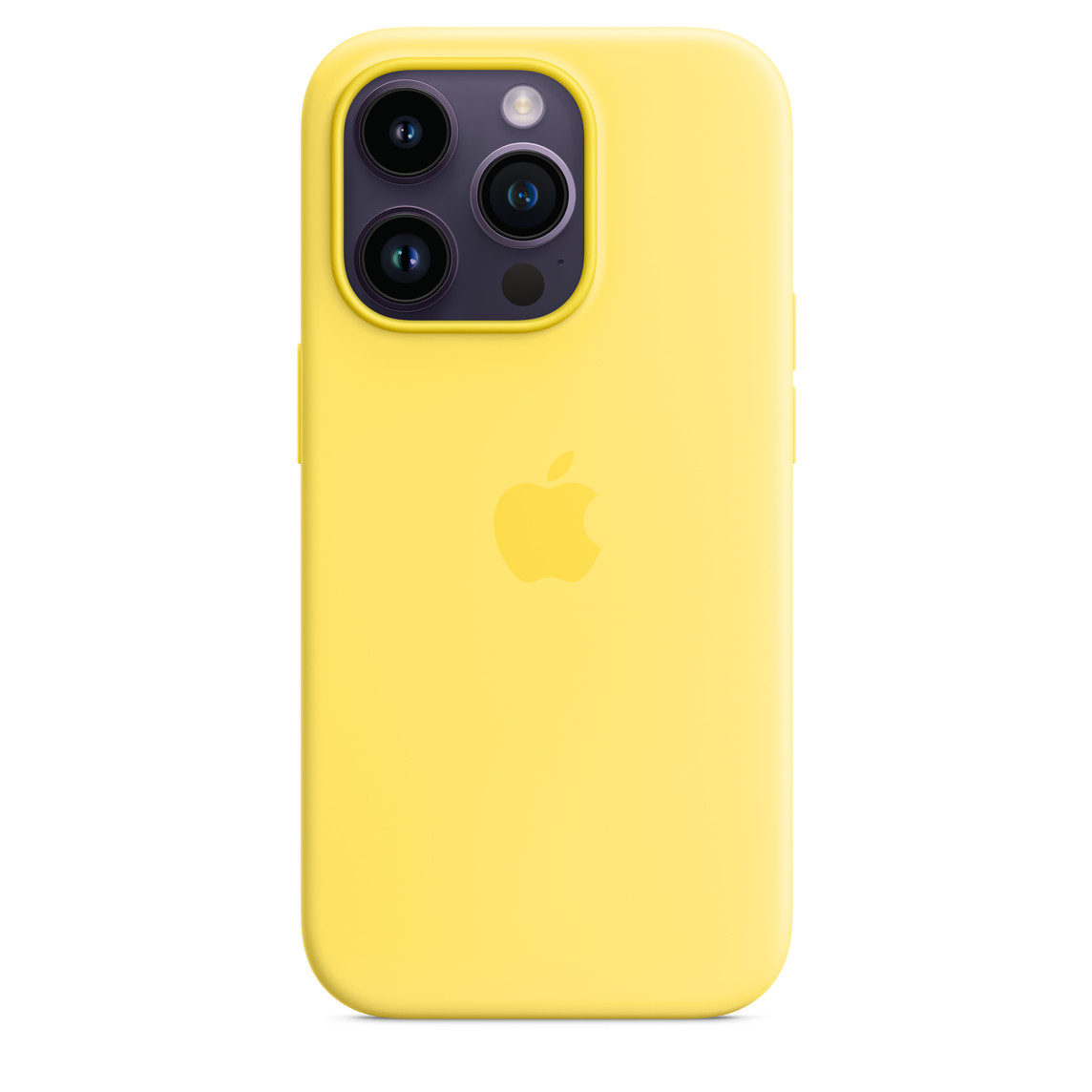 Apple iPhone 14 Pro Silicone Case w. MagSafe Canary Yellow