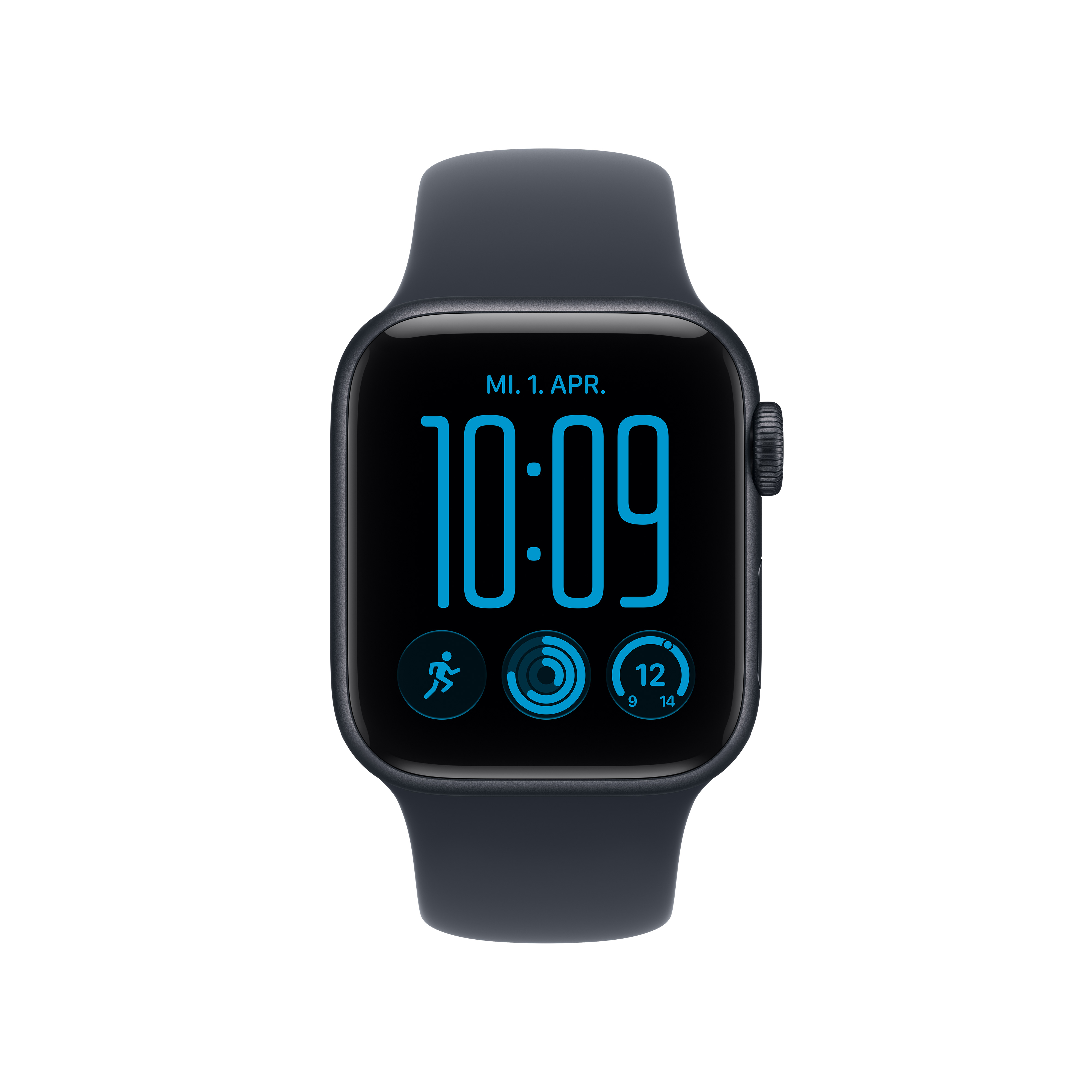 Apple Watch SE 3 GPS 40mm Midnight Alu Case with Navy Blue Sport Band M/L