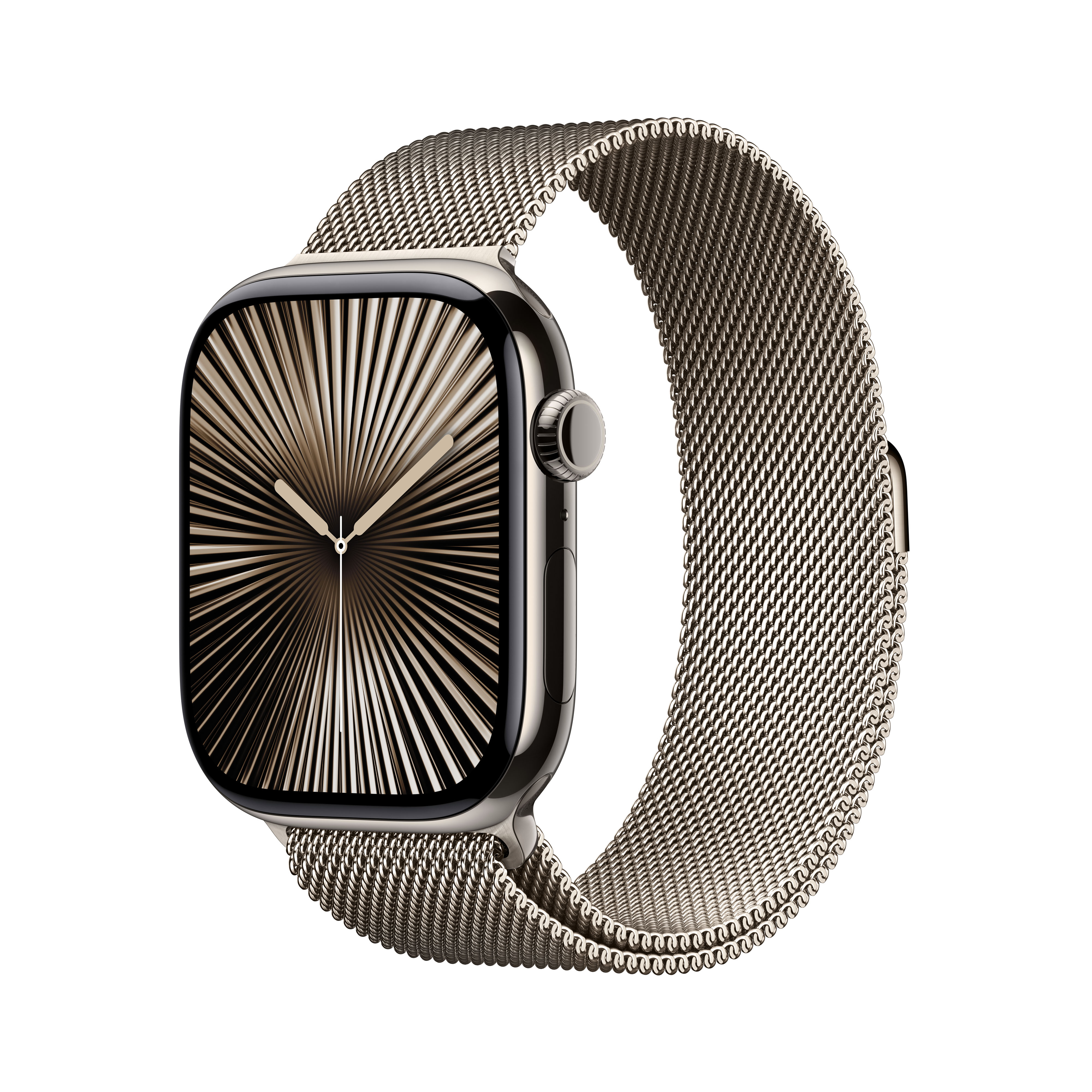 Apple Watch S10 Cel 46mm Natural Titan Milanese Loop S/M