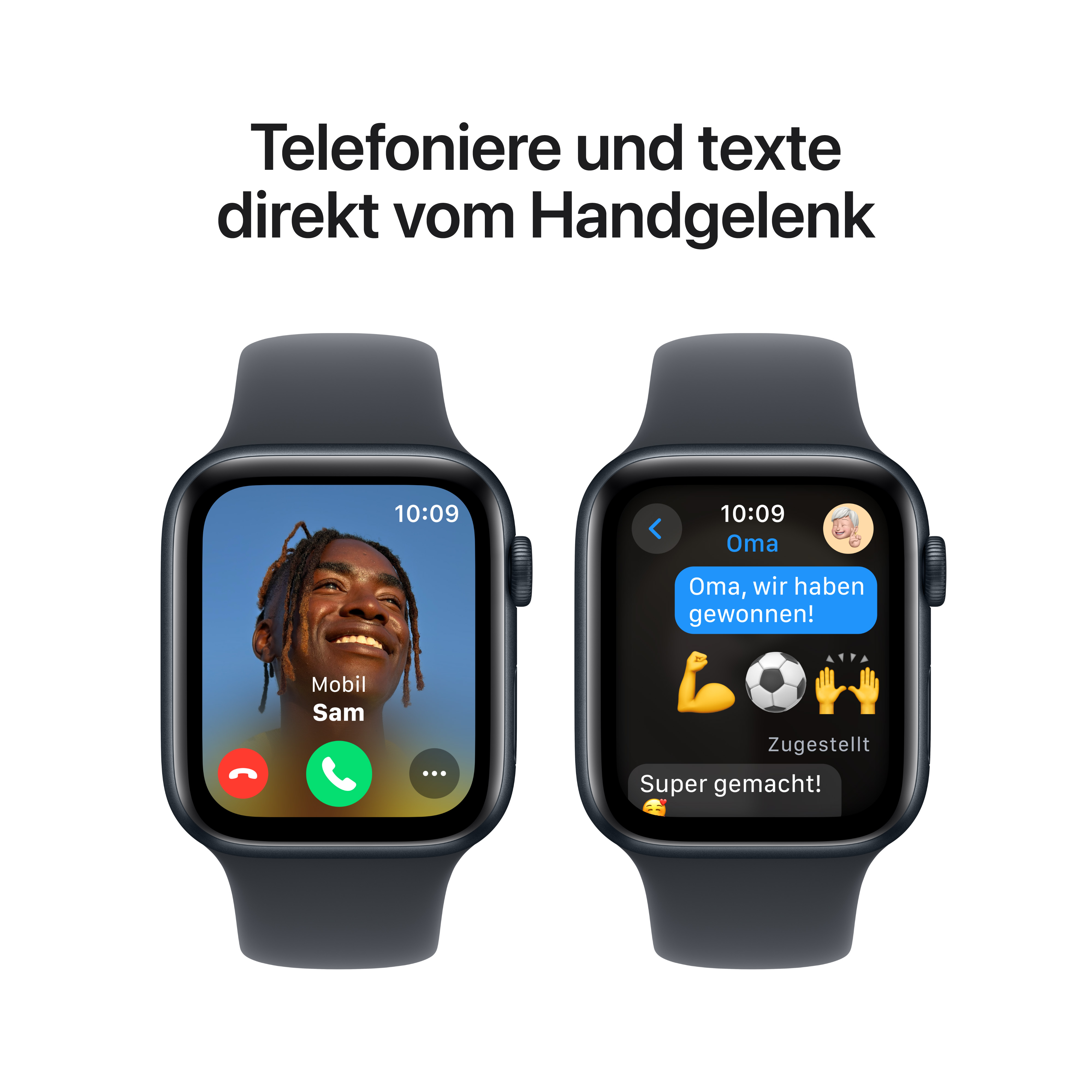 Apple Watch SE GPS 44mm Alu Midnight Sport Band S/M