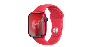 Apple Watch S9 CEL 41 mm Alu (PRODUCT)RED + RED Sport Band S/M
