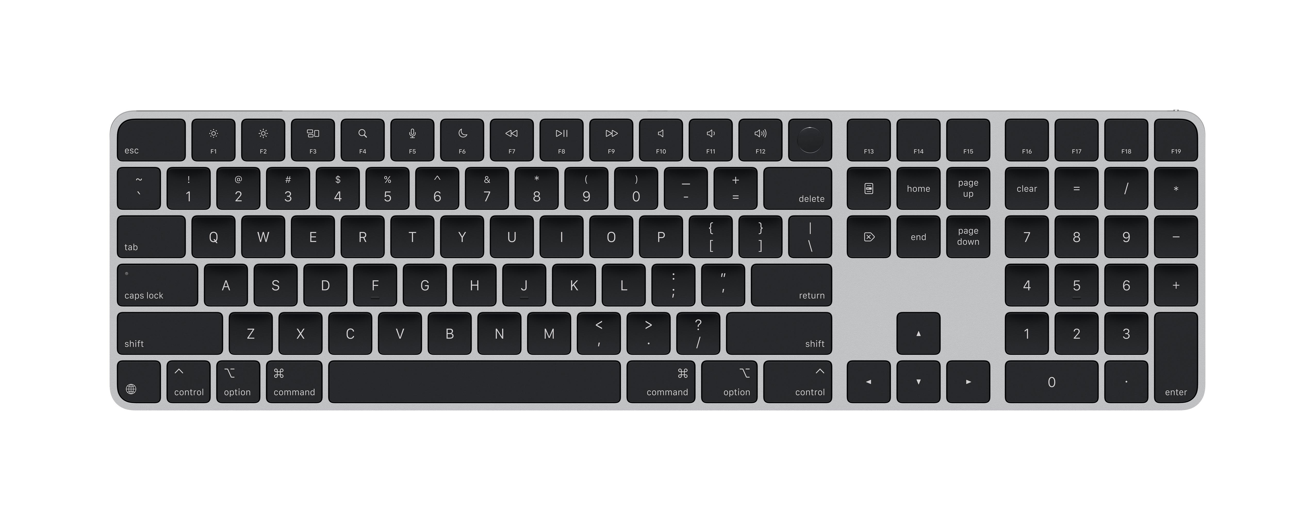 Apple Magic Keyboard black mit Touch ID und Zifferblock, deutsch