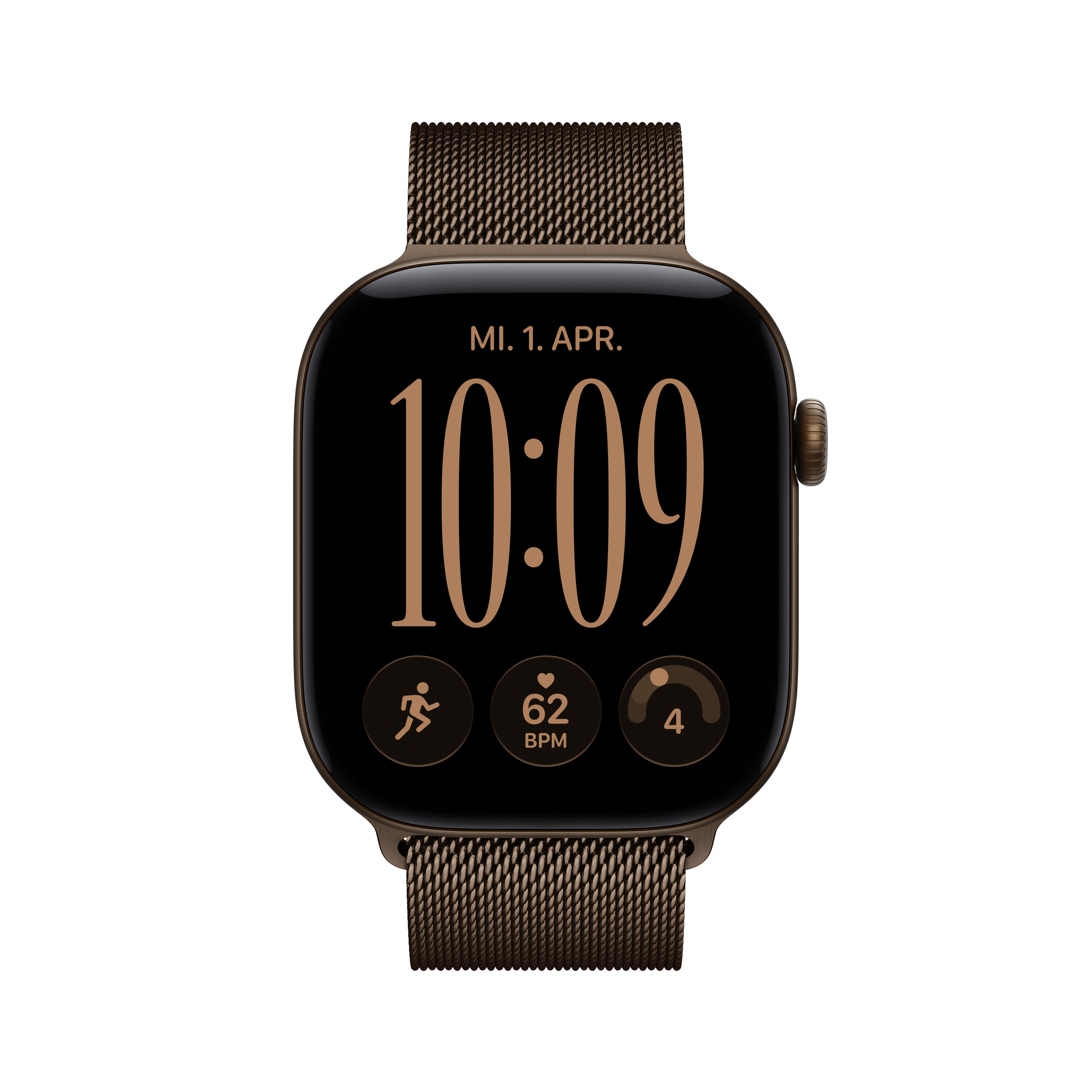 Apple Watch S12 GPS 46mm Dark Bronze Alu Case with Dark Bronze Milanese Loop M/L