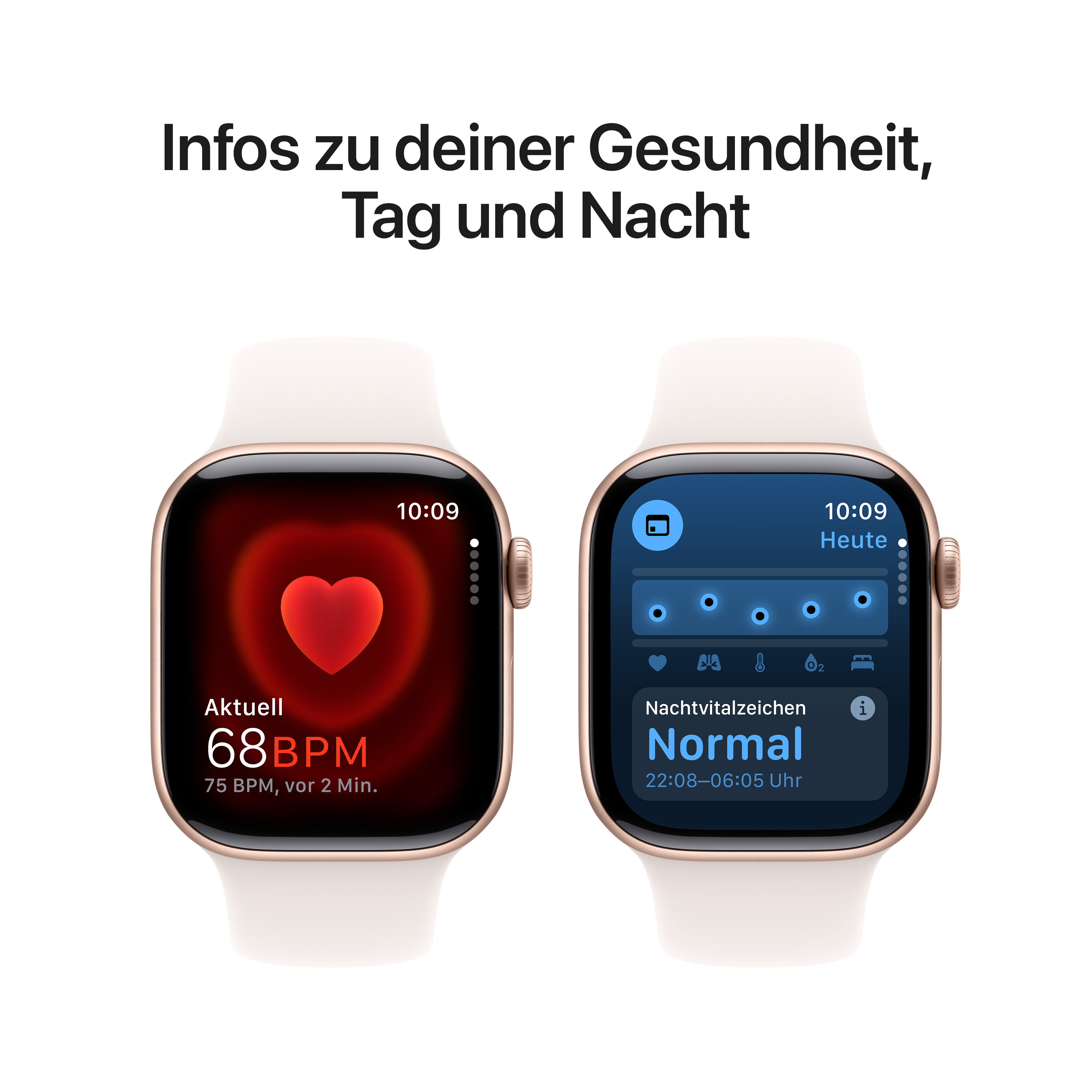 Apple Watch S10 Cel 42mm Alu Rose Gold Light Blush Sport Band M/L Apple Watch S10 Cel 42mm Alu Rose Gold Light Blush Sport Band M/L