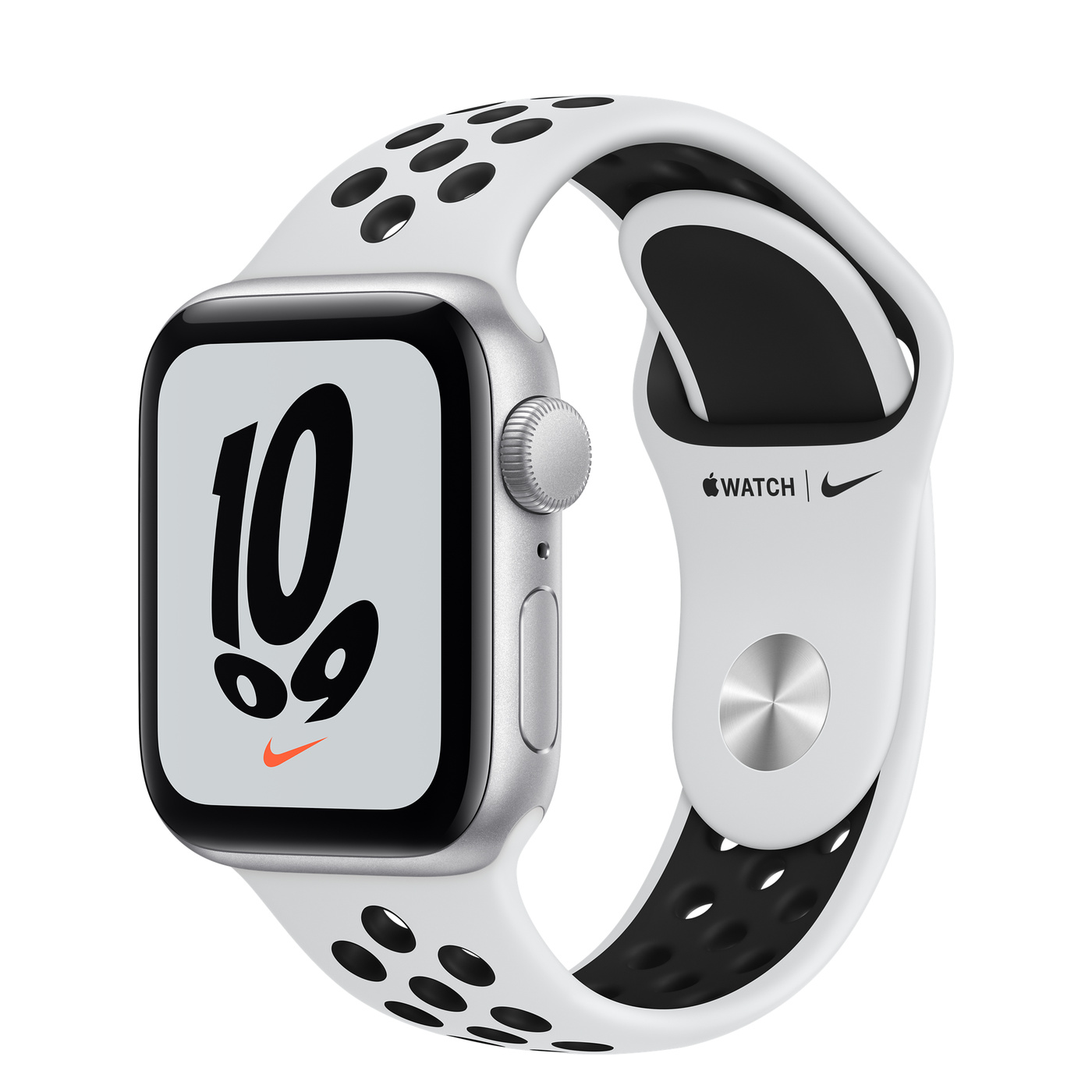 Apple Watch SE Nike Alu Silve r GPS 44mm Pure Platinum/Blac