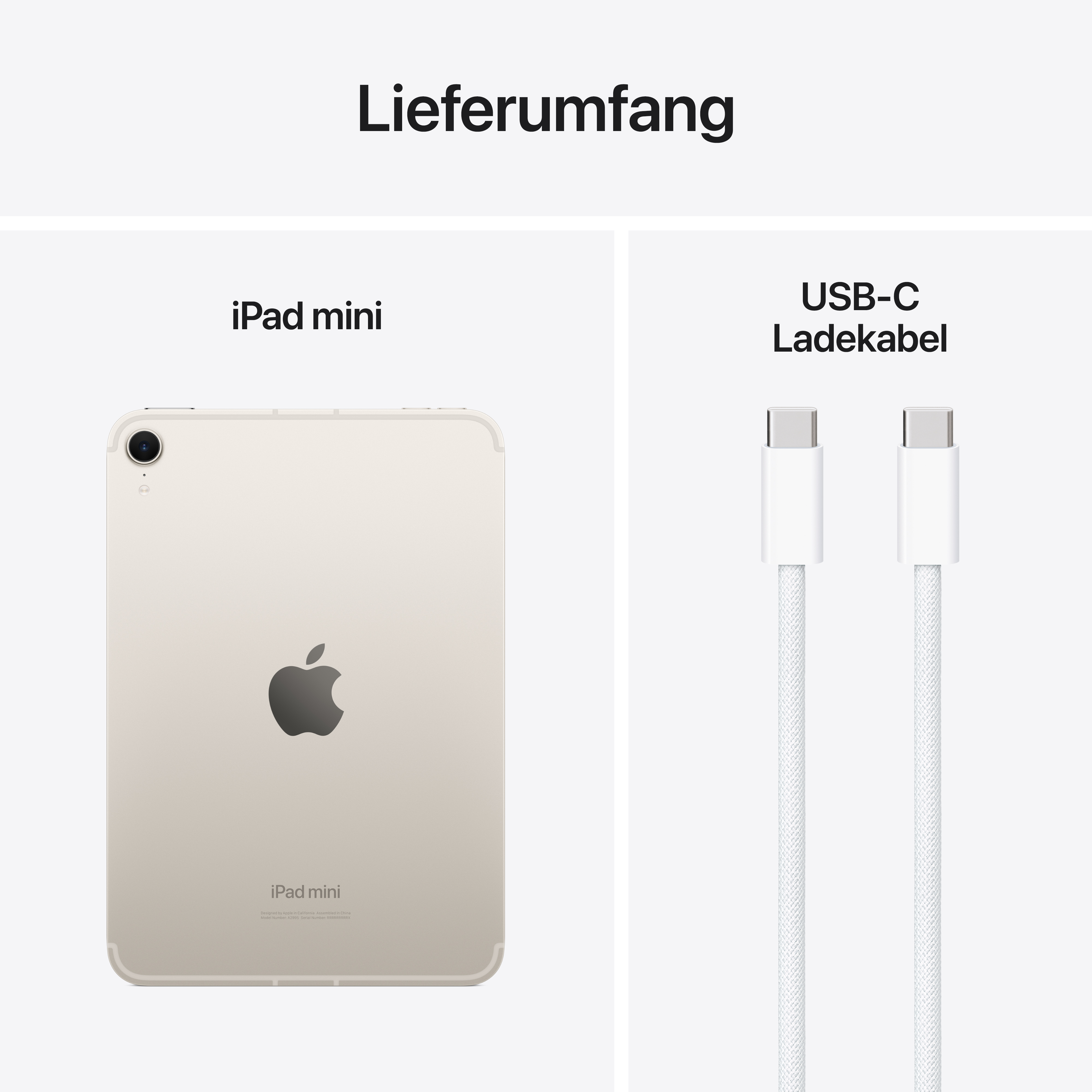 Apple iPad mini 2024 Wi-Fi + Cellular 256GB - Starlight Apple iPad mini 2024 Wi-Fi + Cellular 256GB - Starlight