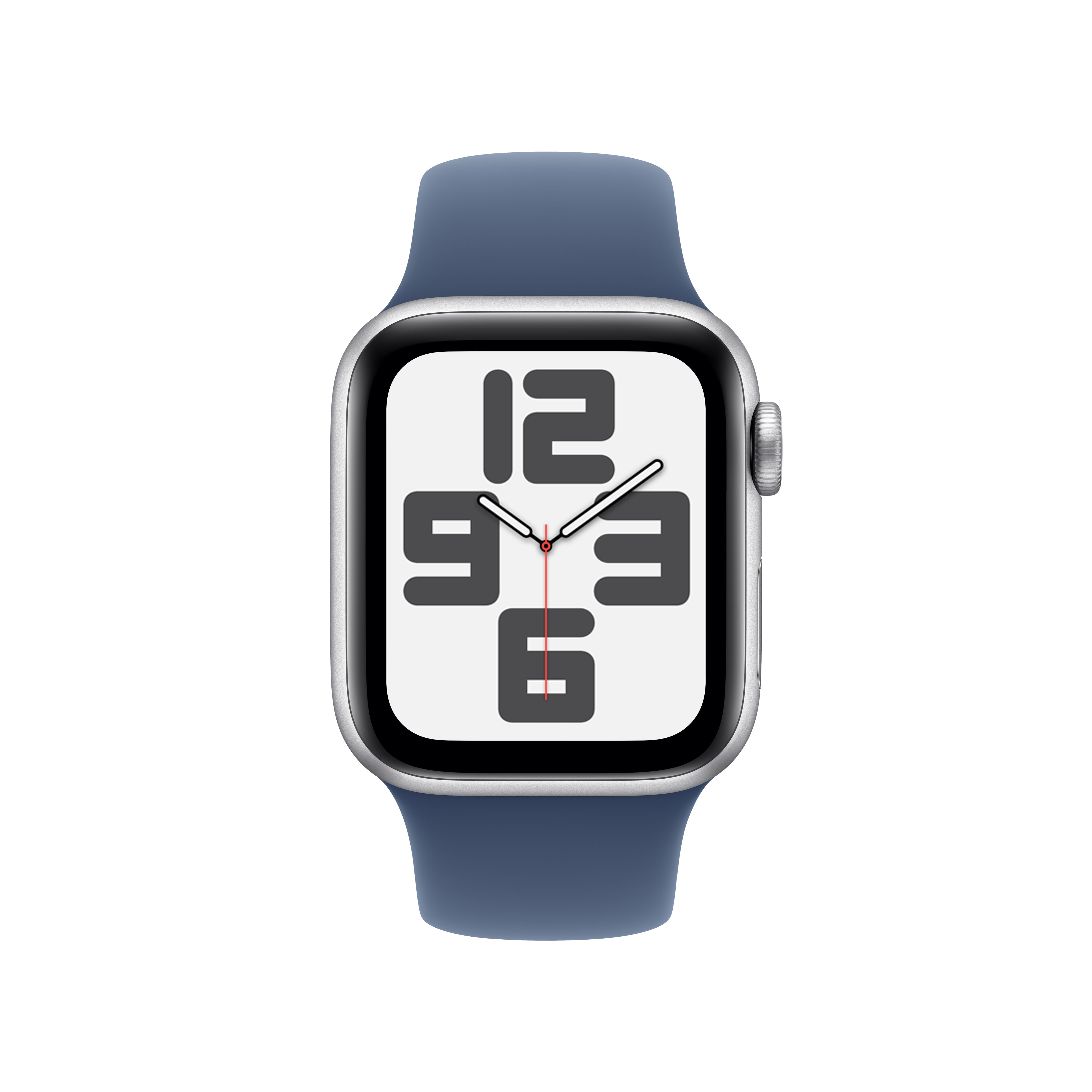 Apple Watch SE Cel 40mm Alu Silver Denim Sport Band M/L