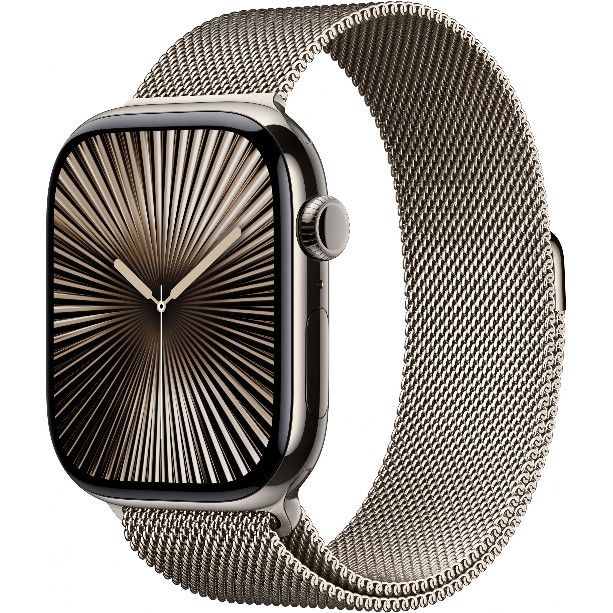 Apple Watch S10 Cel 46mm Natural Titan Milanese Loop S/M