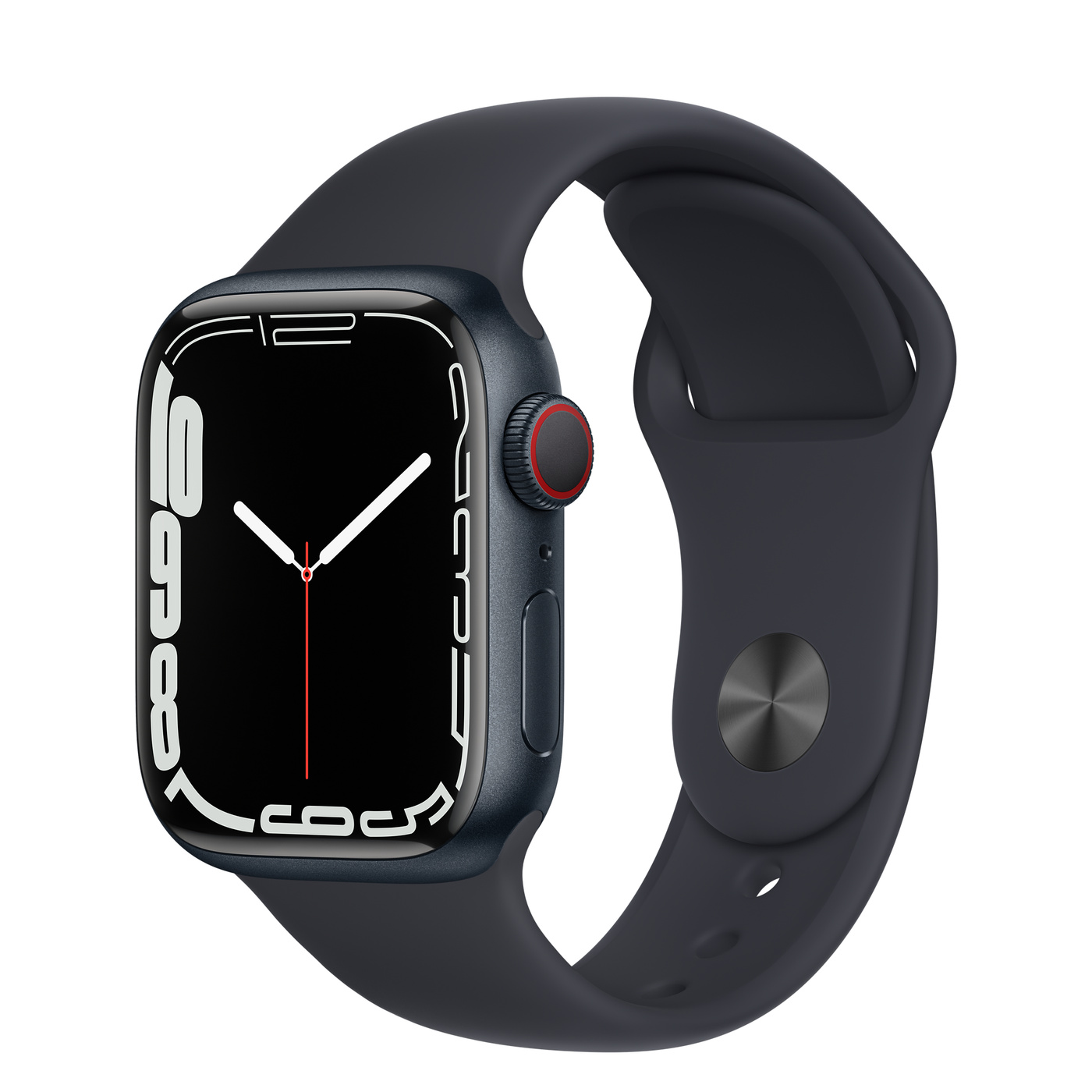 Apple Watch Ser7 Alu GPS + Cell Midnight 41 mm Midnight Sport Band Regular