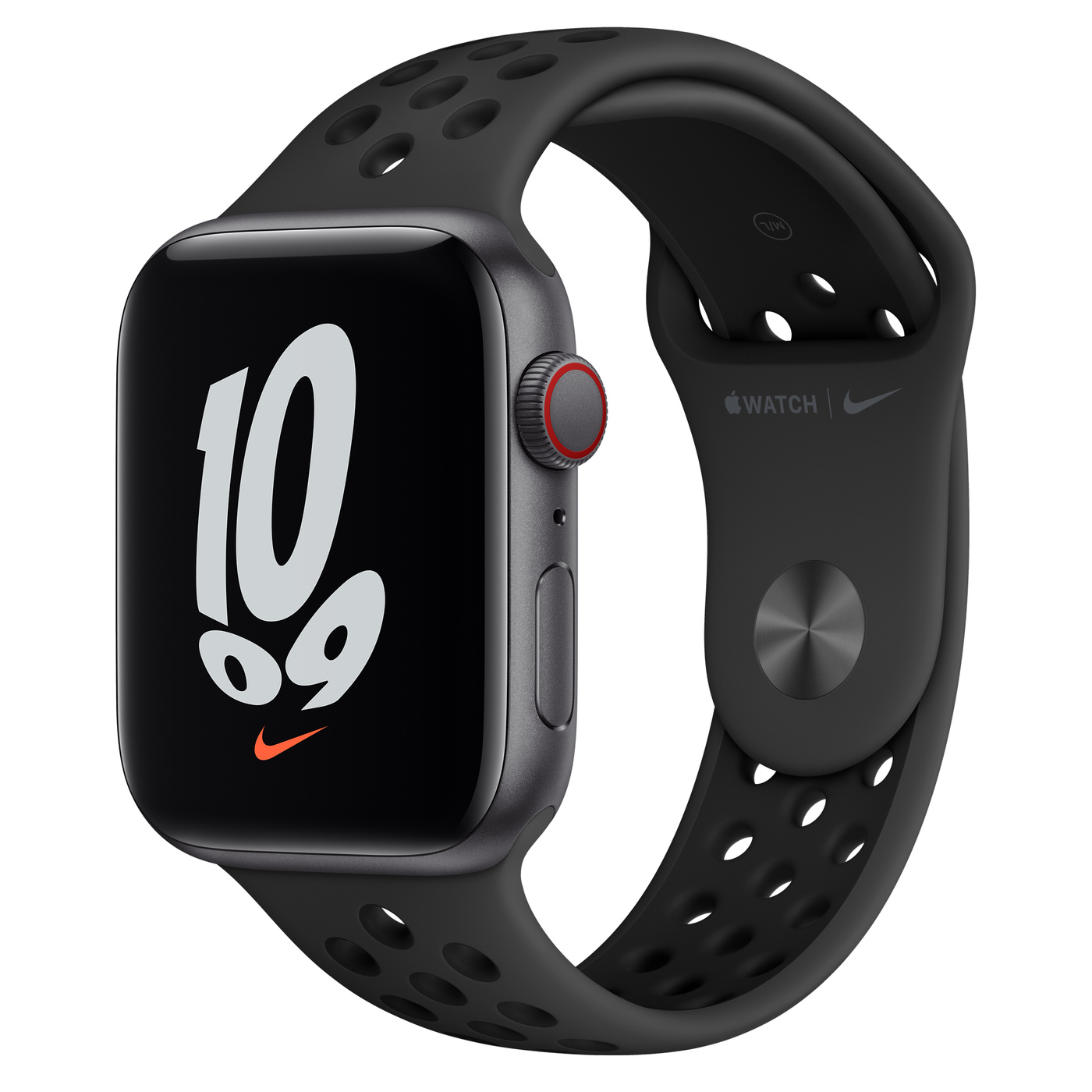 Apple Watch SE Nike Alu Space GPS+Cell. 44mm Anthracite/Bla