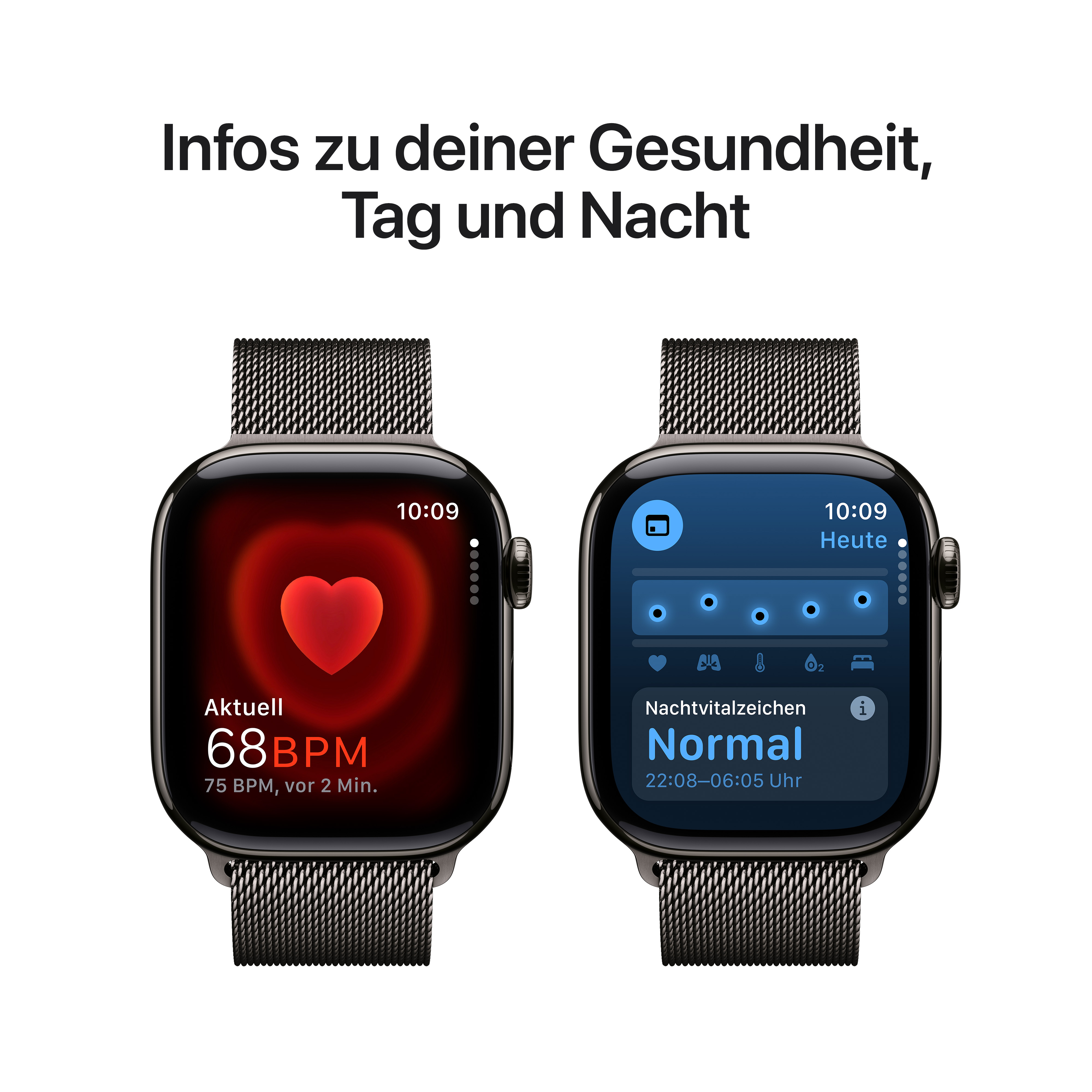 Apple Watch S10 Cel 42mm Slate Titan Slate Milanese Loop Apple Watch S10 Cel 42mm Slate Titan Slate Milanese Loop