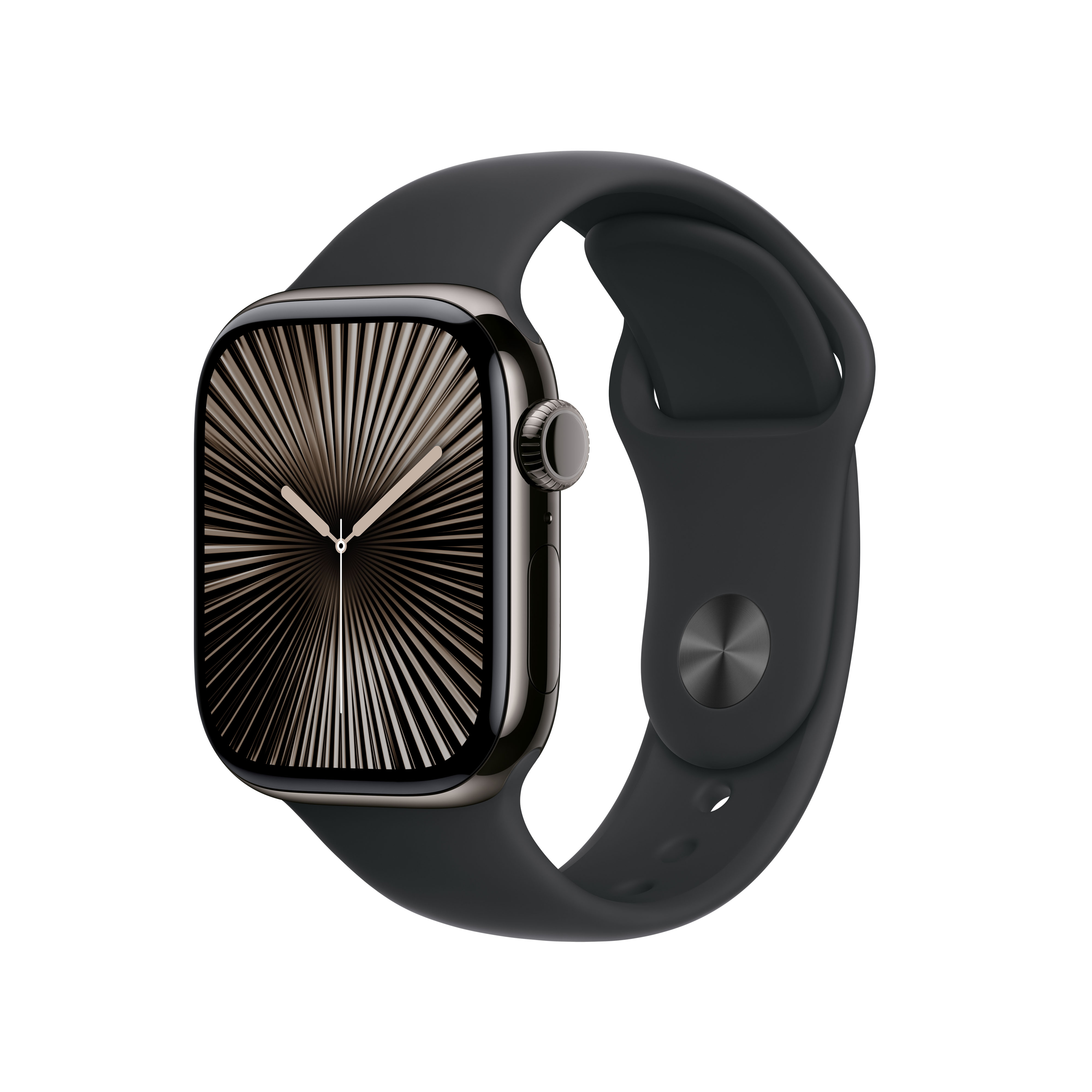 Apple Watch S10 Cel 42mm Slate Titan Black Sport Band M/L