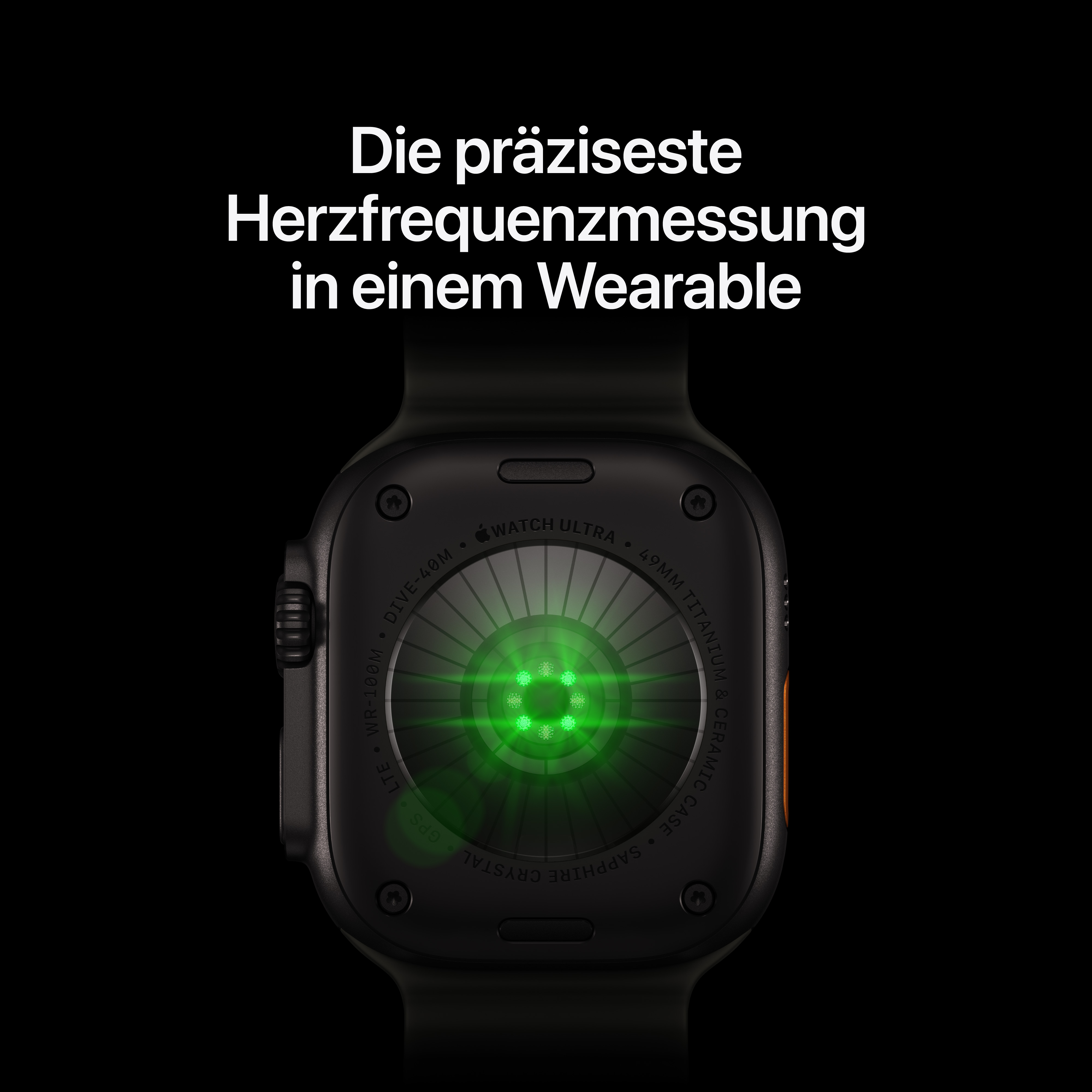 Apple Watch Ultra 4 Cell. 49mm Natural Titanium Case with Sand Trail Loop M/L