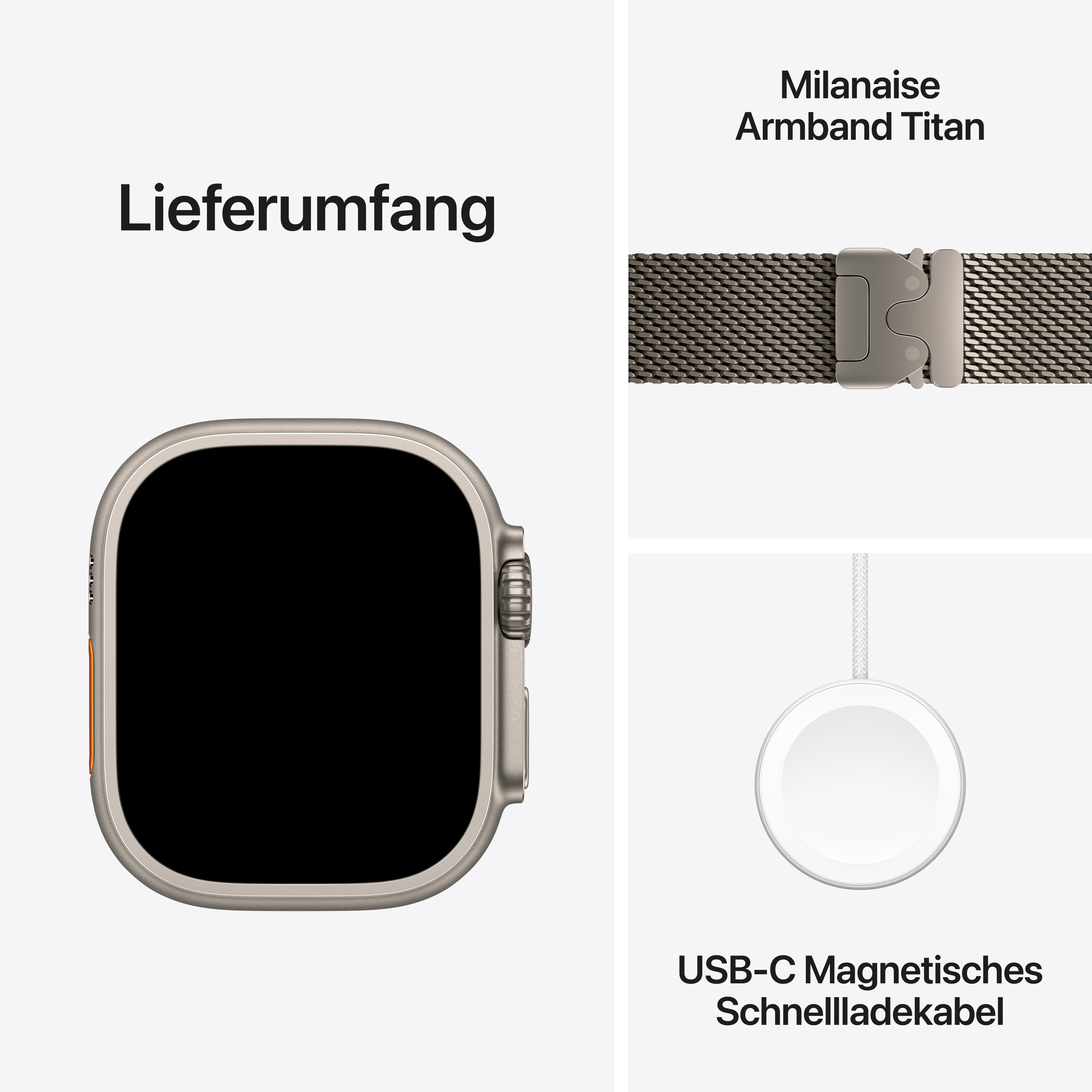 Apple Watch Ultra 3 Cel 49mm NT Case NT Milanese Loop L