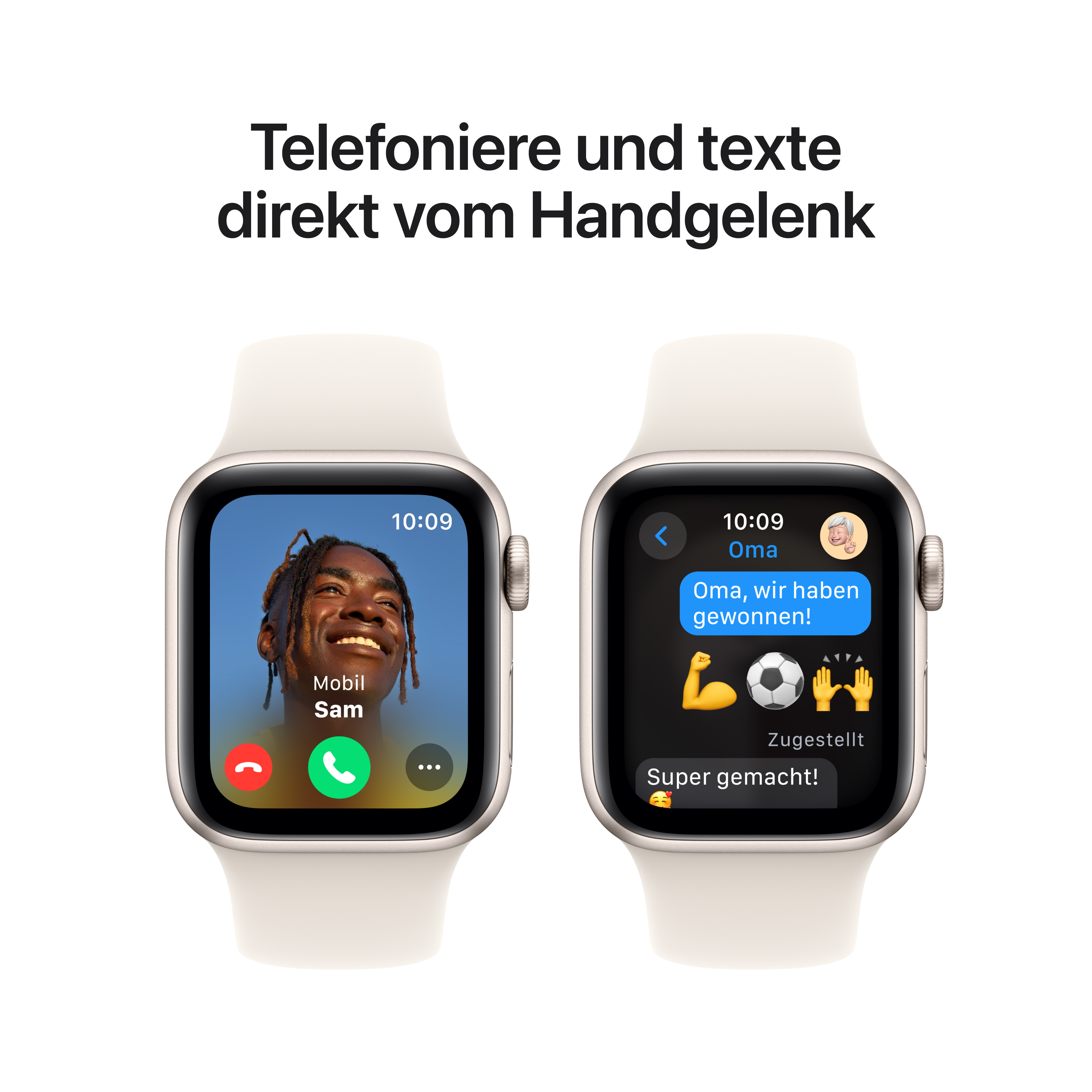 Apple Watch SE GPS 40mm Alu Starlight Sport Band M/L
