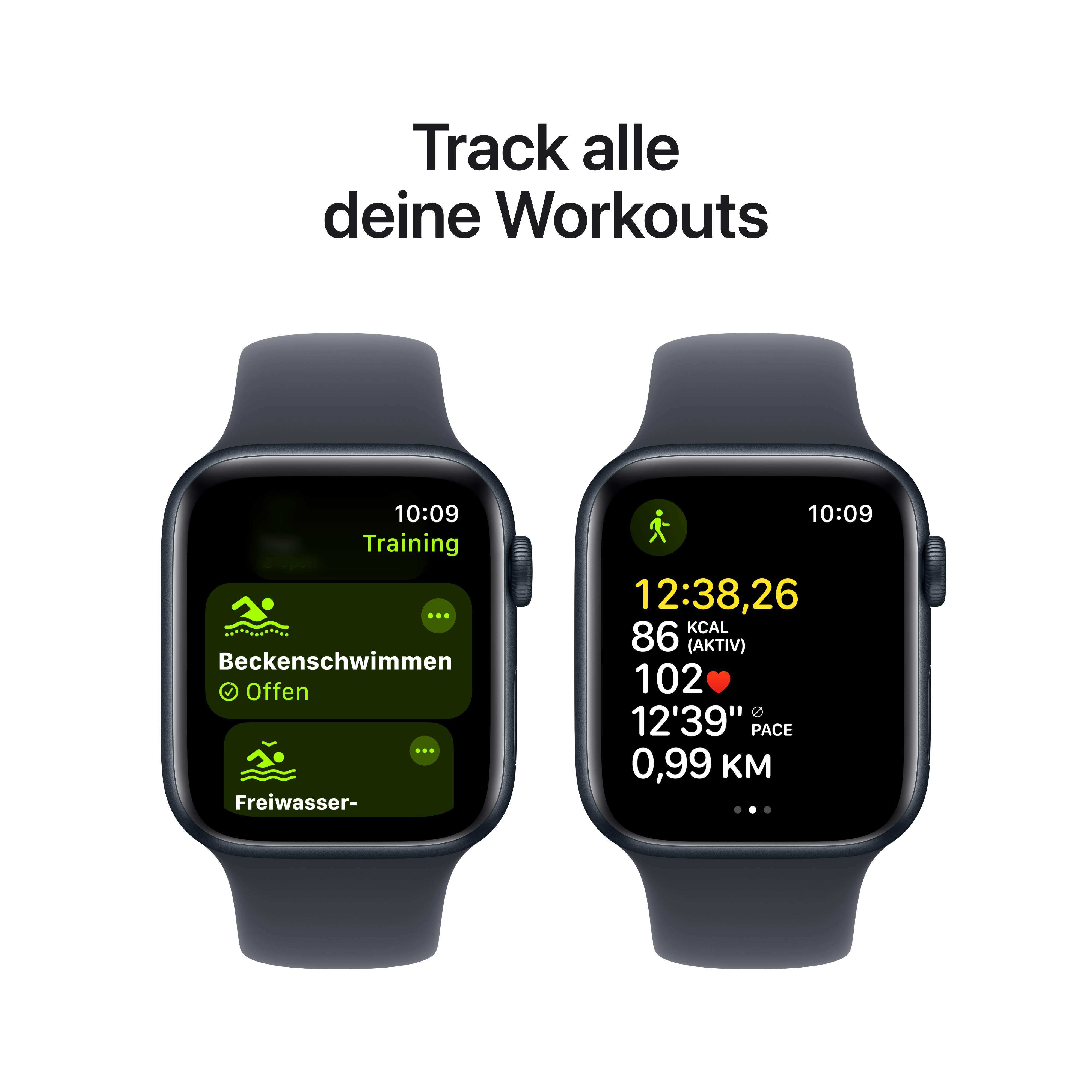 Apple Watch SE GPS 44mm Alu Midnight Sport Band S/M