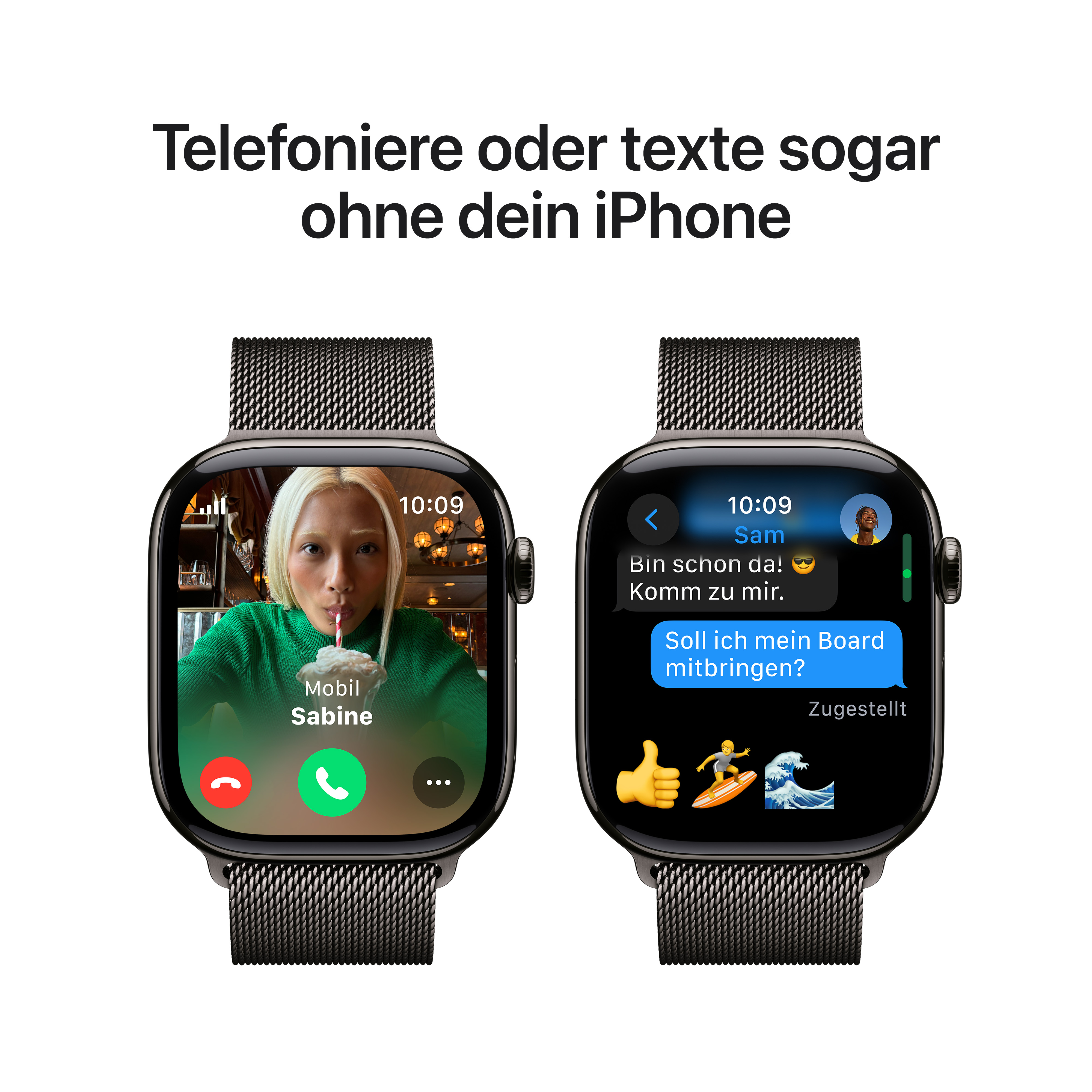 Apple Watch S10 Cel 46 mm Slate Titan Milanese Loop S/M Apple Watch S10 Cel 46 mm Slate Titan Milanese Loop S/M