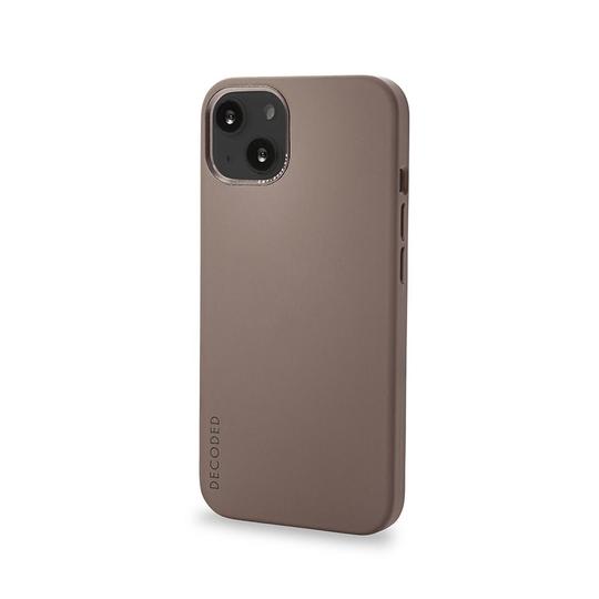 Decoded Silicone Backcover iPhone 13 6.1", Dark Taupe