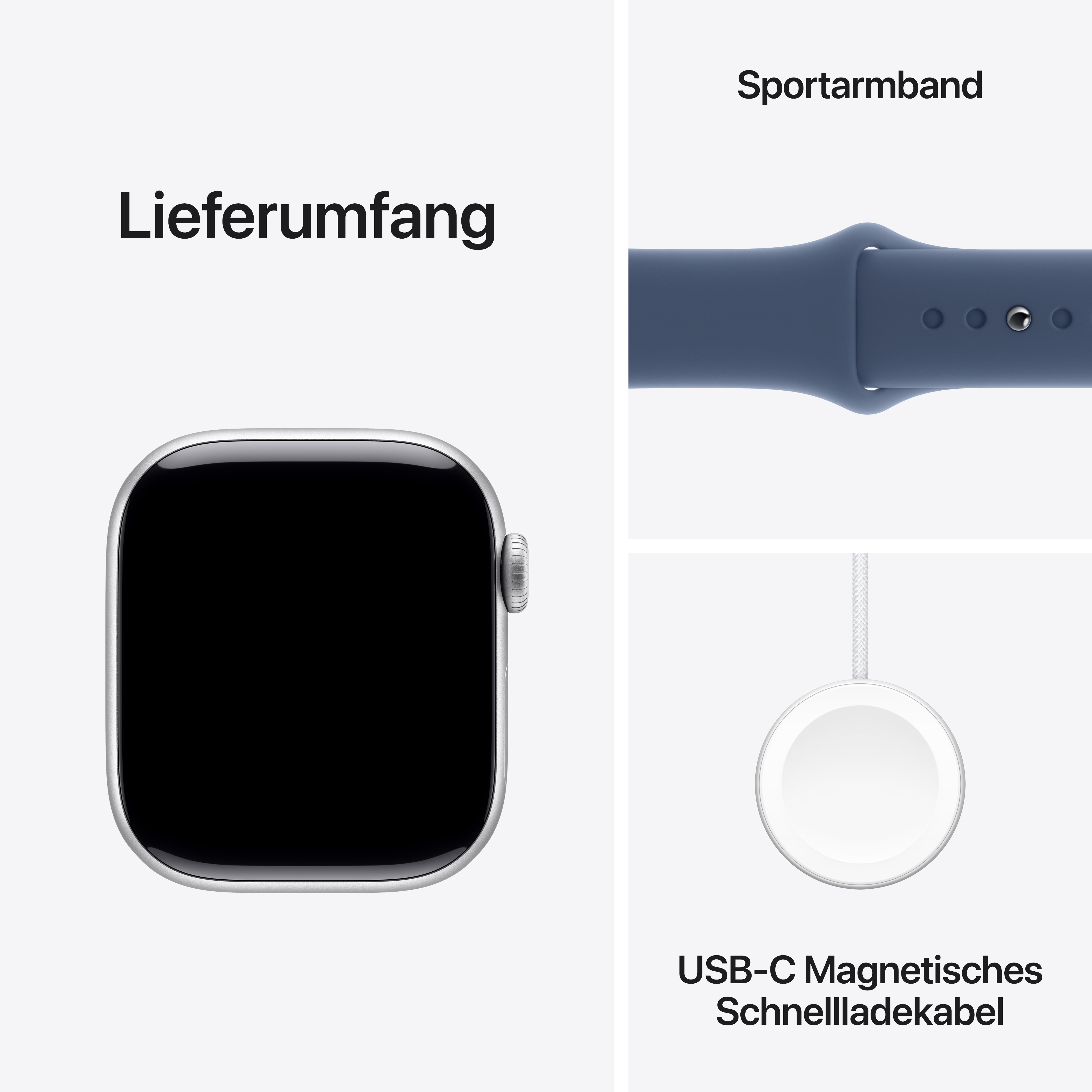 Apple Watch S10 Cel 42mm Alu Silver Denim Sport Band M/L Apple Watch S10 Cel 42mm Alu Silver Denim Sport Band M/L