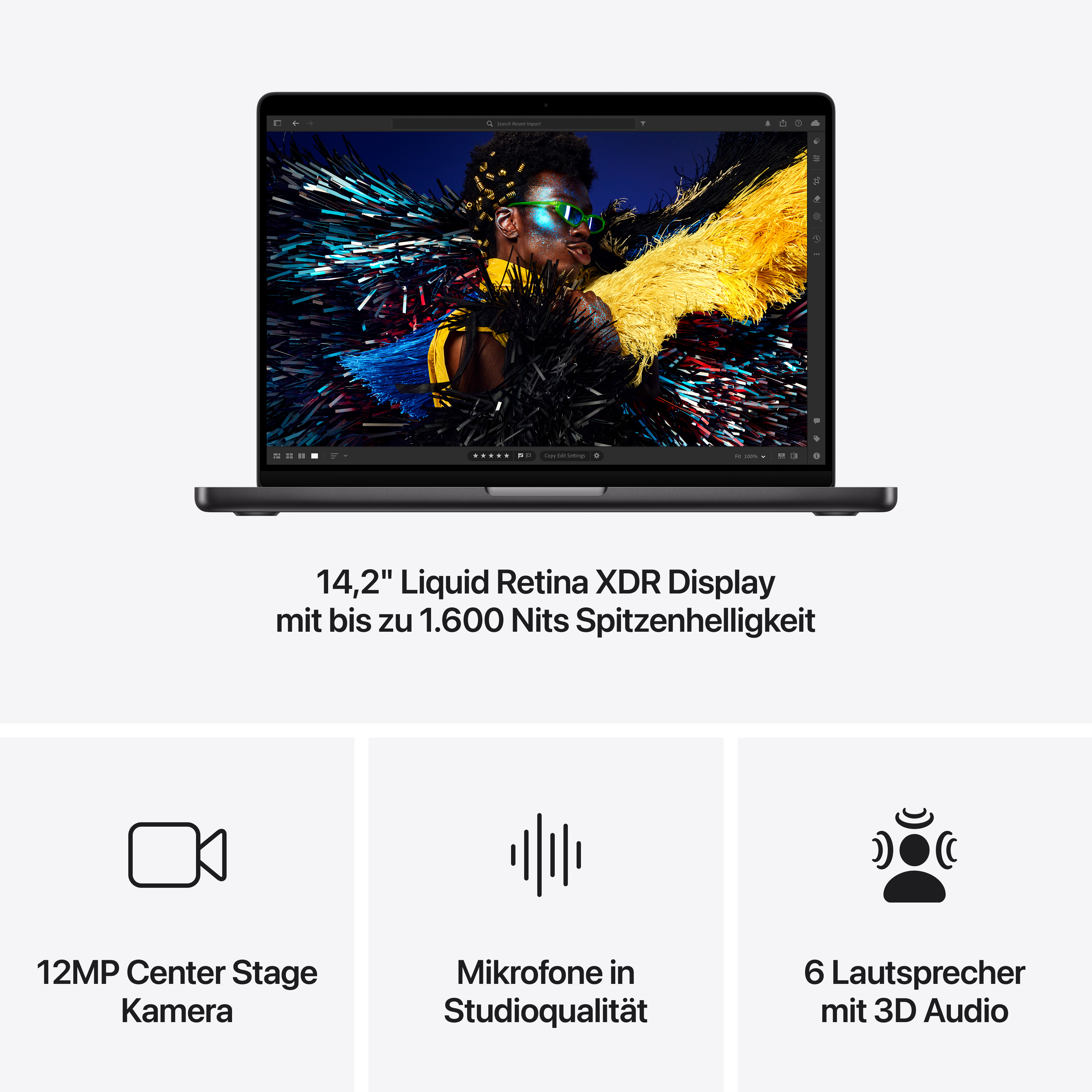 Apple MacBook Pro 14" M4 Pro 14C/20C 24GB/1TB SSD/Space Black Apple MacBook Pro 14" M4 Pro 14C/20C 24GB/1TB SSD/Space Black
