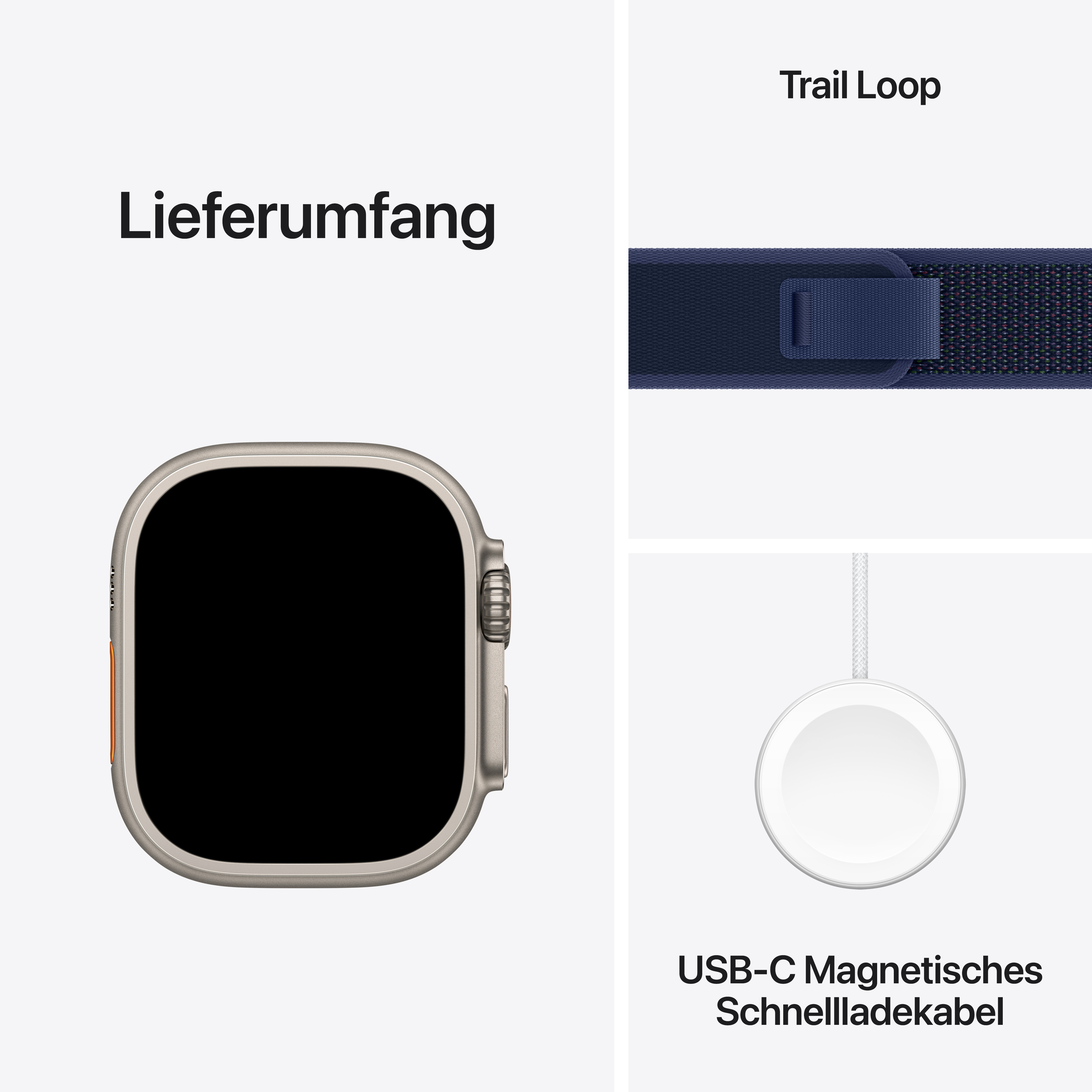 Apple Watch Ultra 2 Cel 49mm N-Titan w. Blue Trail Loop M/L Apple Watch Ultra 2 Cel 49mm N-Titan w. Blue Trail Loop M/L