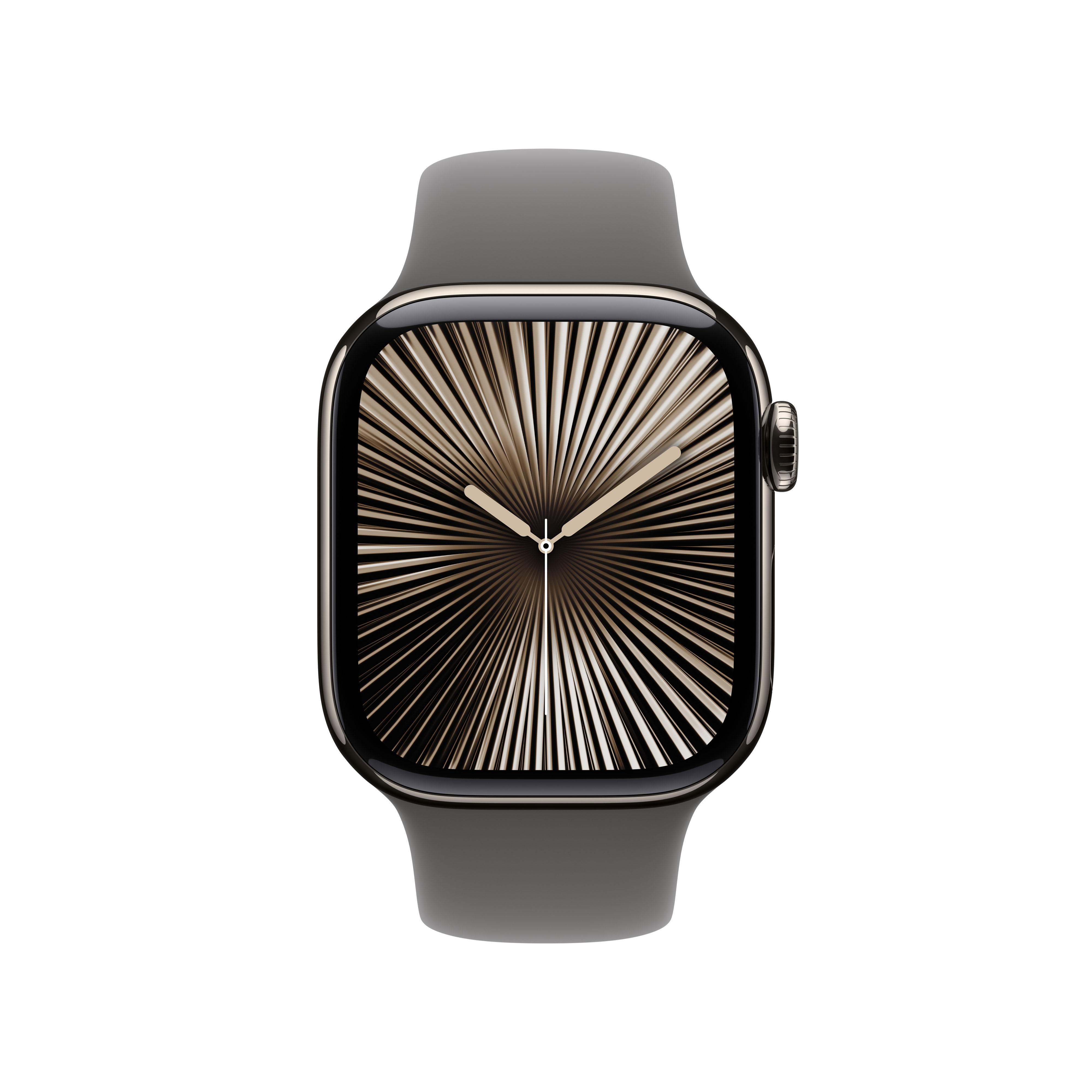 Apple Watch S10 Cel 42mm Natural Titan Stone Grey Sport Band S/M Apple Watch S10 Cel 42mm Natural Titan Stone Grey Sport Band S/M