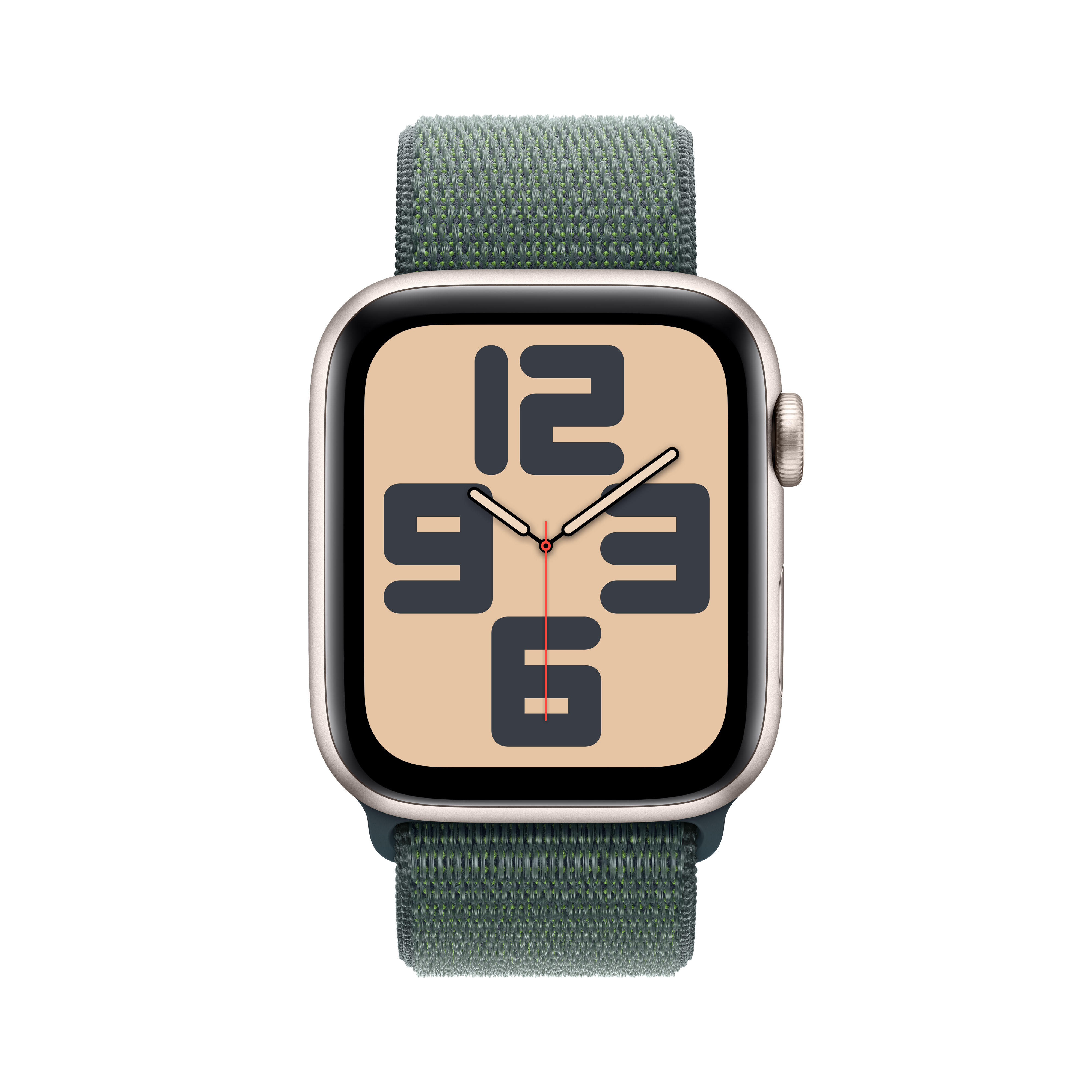 Apple Watch SE GPS 44mm Alu Starlight Lake Green Sp. Loop