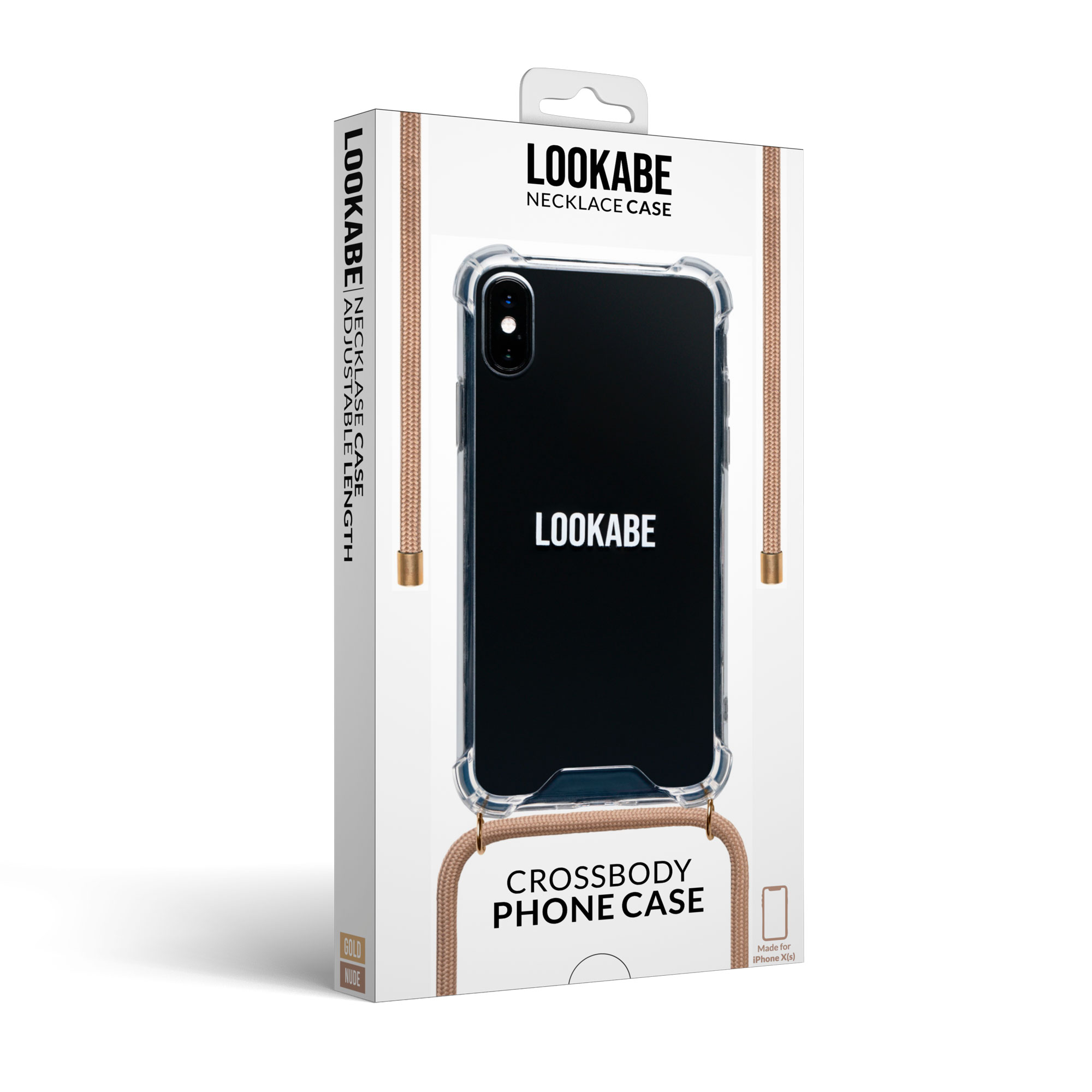LOOKABE Handykette clear TPU nude cord iPhone 8/7