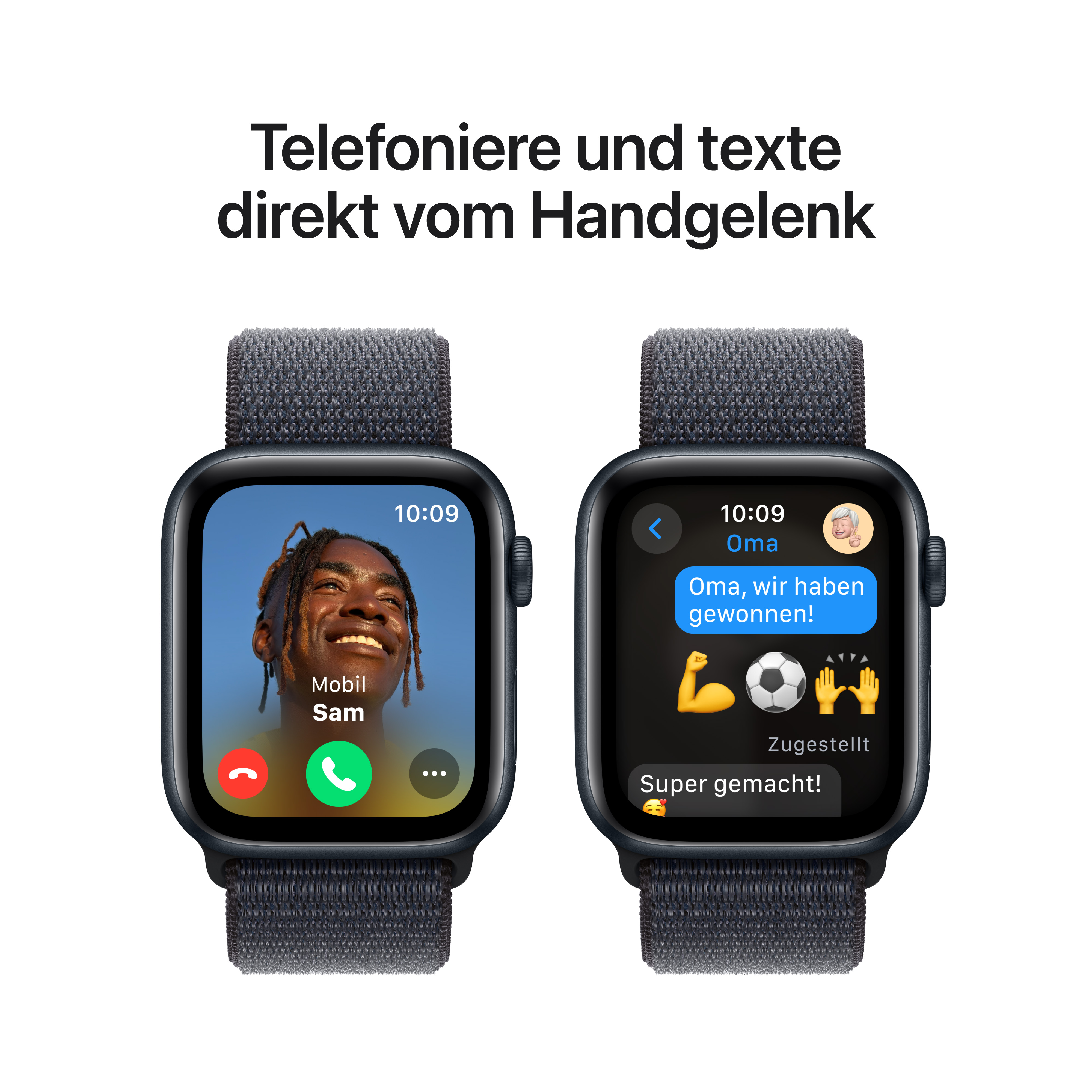 Apple Watch SE GPS 44mm Alu Ink Sport Loop