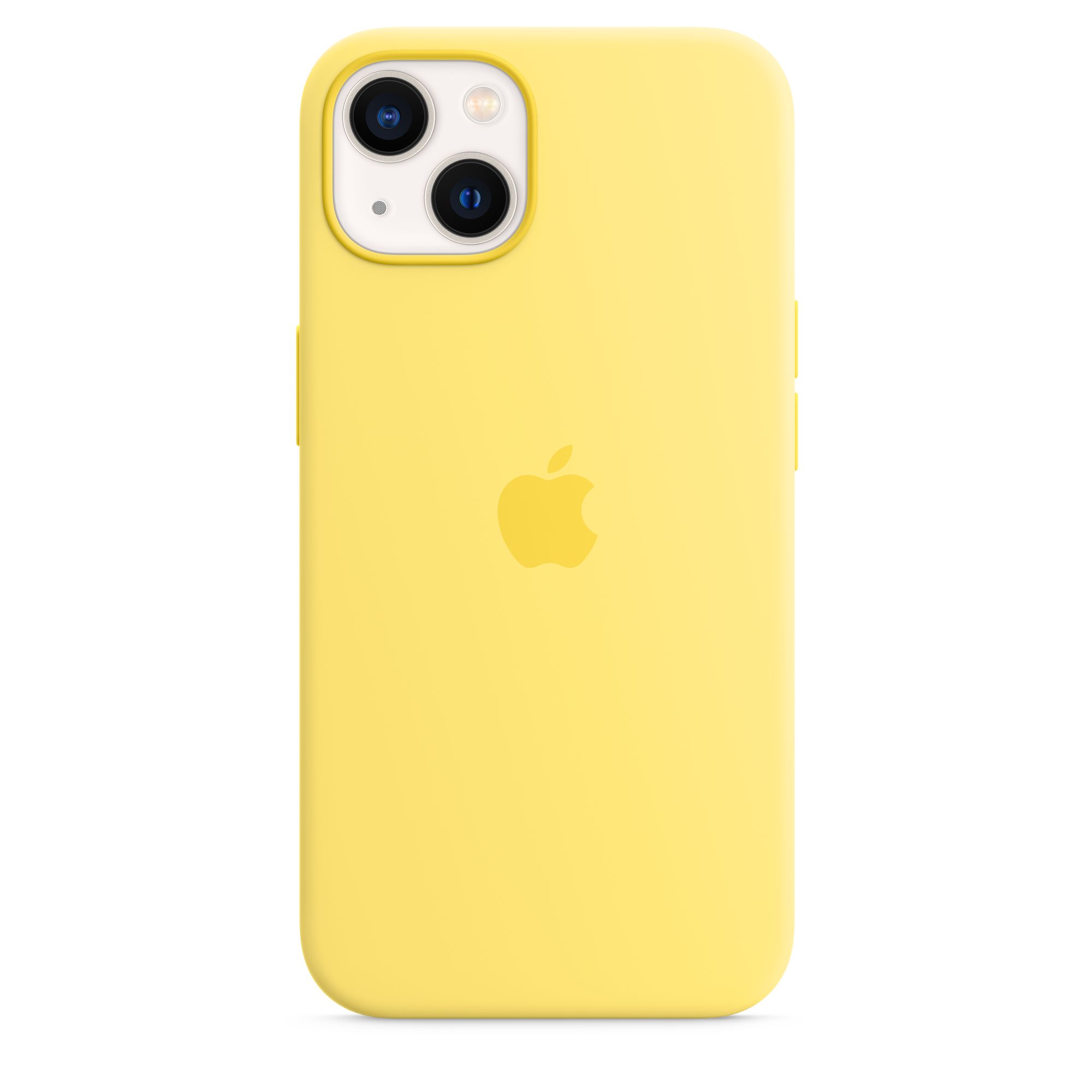 Apple iPhone 13 mini Silicone Case with MagSafe Lemon Zest