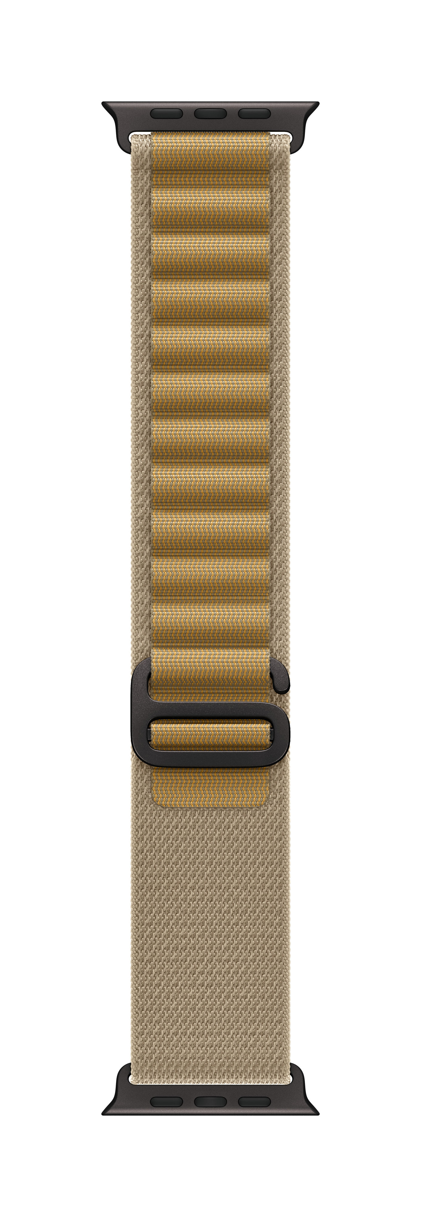 Apple 49mm Tan Alpine Loop Large Black Titanium Finish